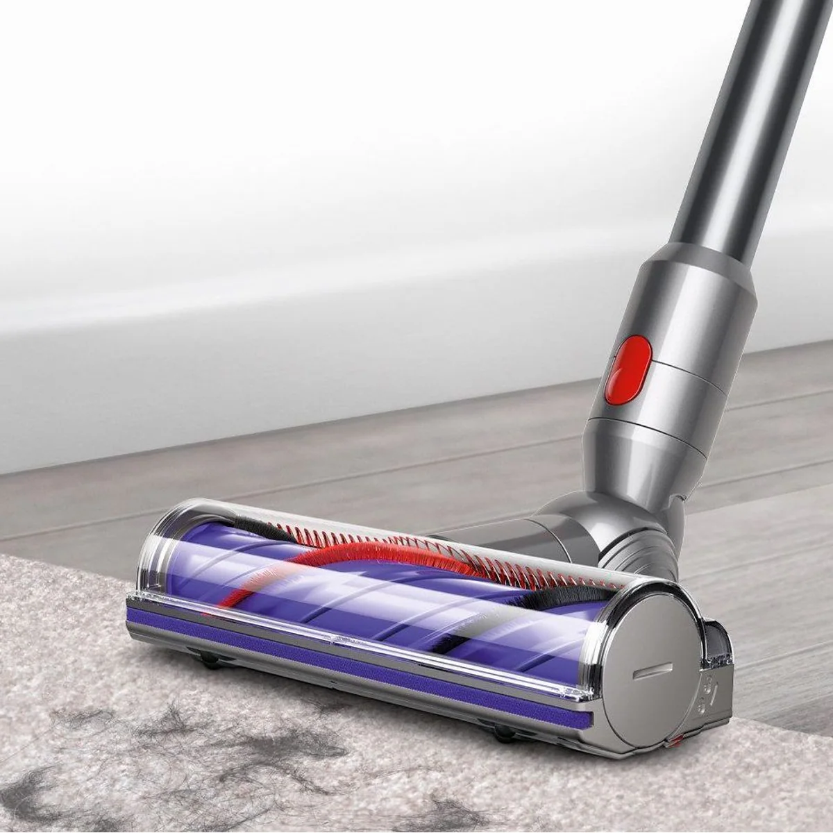 Dyson V8 Advanced Akku-Staubsauger, bis zu 40 Minuten Laufzeit, Hygienische Behälterentleerung, Motorbar Elektrobürste 2