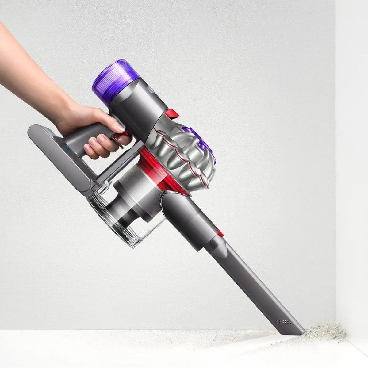 Dyson V8 Advanced Akku-Staubsauger, bis zu 40 Minuten Laufzeit, Hygienische Behälterentleerung, Motorbar Elektrobürste 3