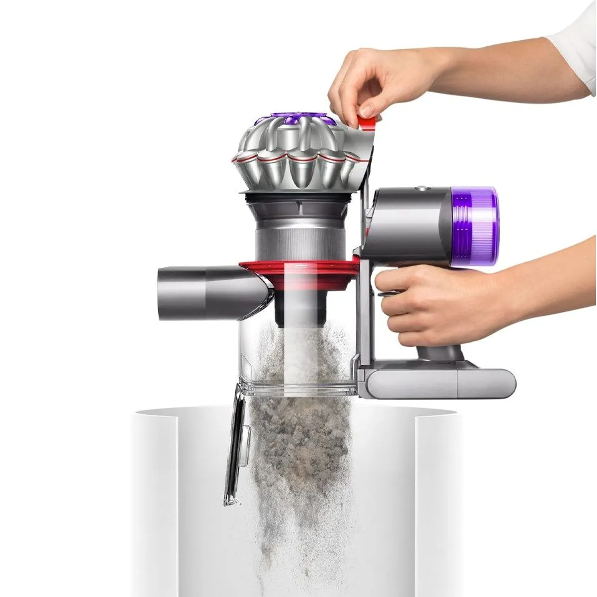 Dyson V8 Advanced Akku-Staubsauger, bis zu 40 Minuten Laufzeit, Hygienische Behälterentleerung, Motorbar Elektrobürste 5