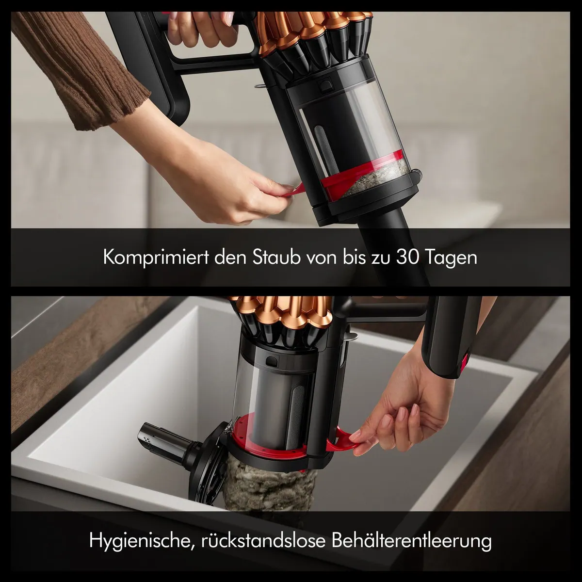 DYSON V16 Piston Animal, Akku-Hand- und Stielstaubsauger, bis zu 70 Minuten Laufzeit, Haarentwirrungstechnologie 3