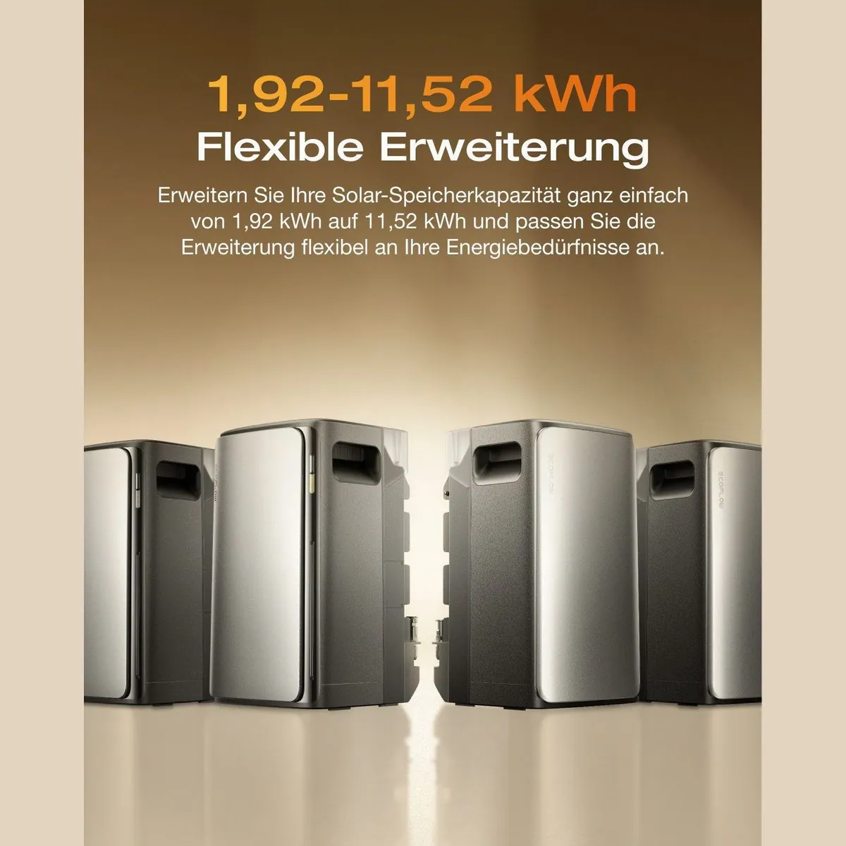 Ecoflow STREAM Ultra, 1,92 kWh Kapazität, 2800W Solareingang, Plug & Play 5