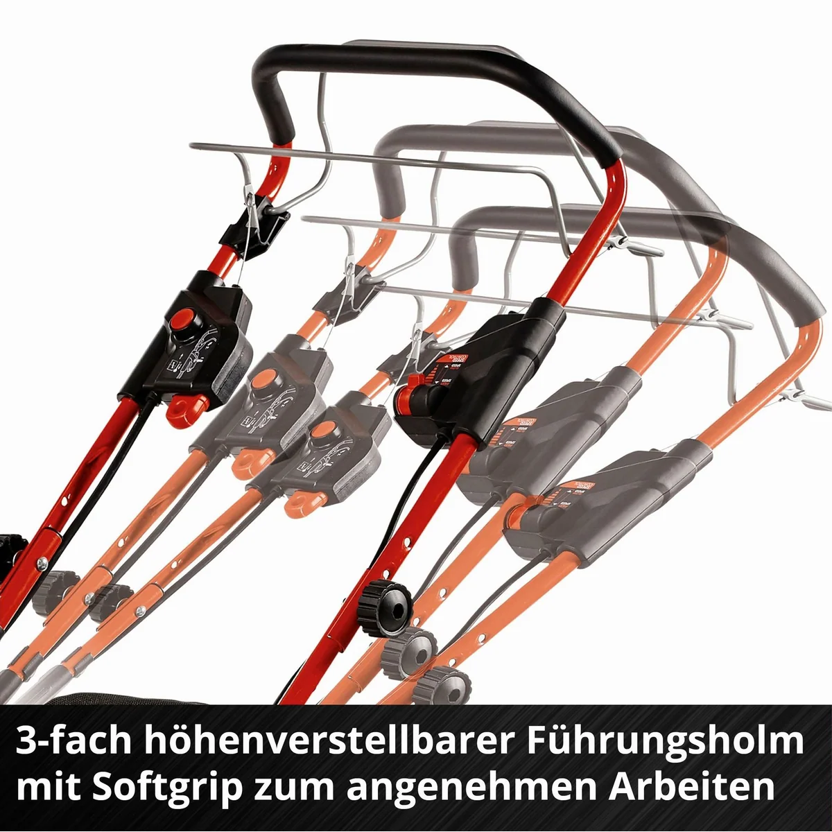 Einhell GP-CM 36/47 S HW Li, Akku-Rasenmäher mit Radantrieb, 4 Akkus, 47 cm Schnittbreite 4