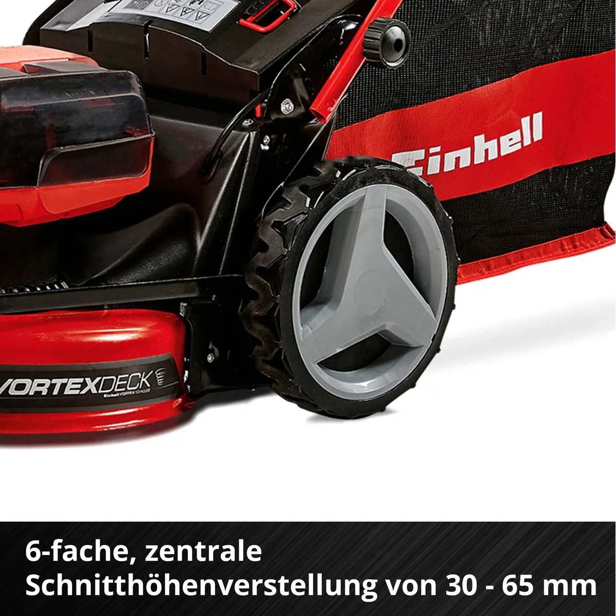 Einhell GP-CM 36/47 S HW Li, Akku-Rasenmäher mit Radantrieb, 4 Akkus, 47 cm Schnittbreite 5