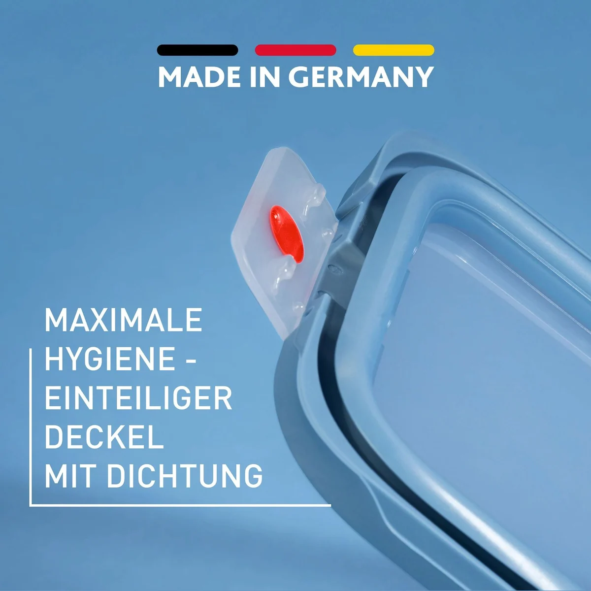 Emsa oneClick Frischhaltedosen Set, 3-tlg, 100% dicht, einfaches Öffnen und Schließen 4