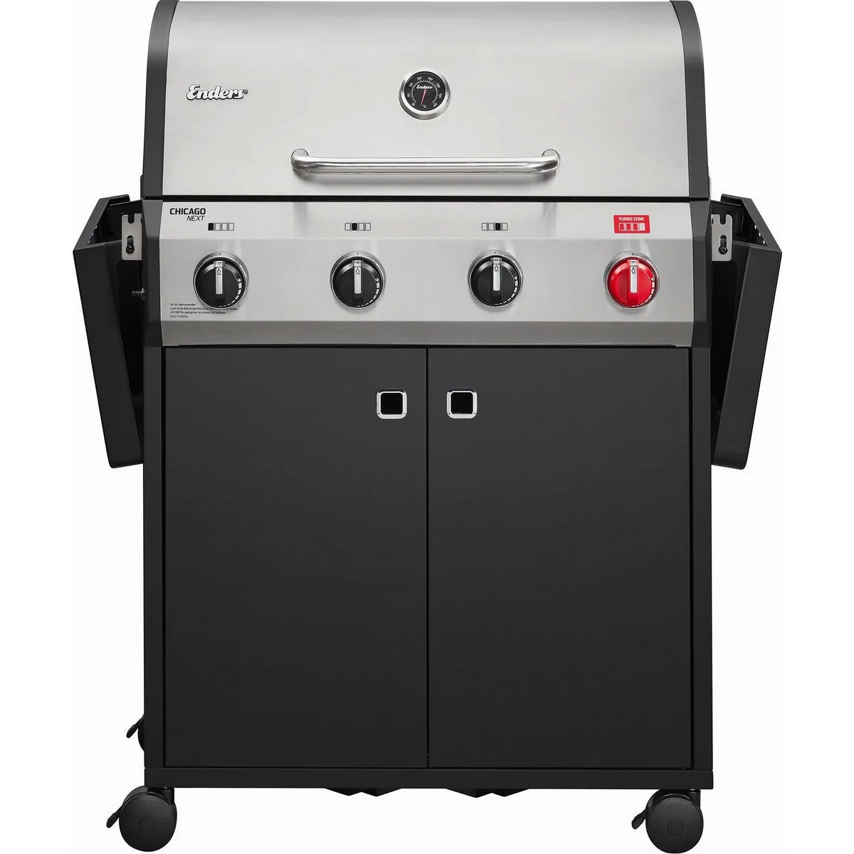 Enders Gasgrill Chicago Next 4 R Turbo, vielseitig, leistungsstark, einfach zu reinigen 2