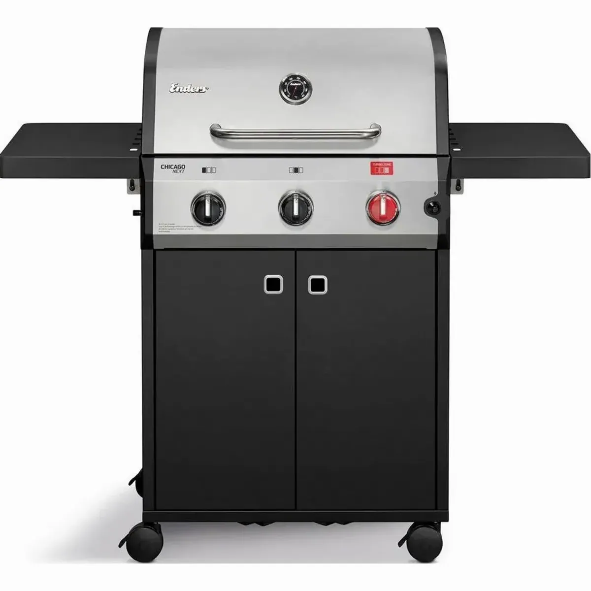 Enders Gasgrill Chicago Next 3 R Turbo, 10,6 kW, emaillierter Gussrost