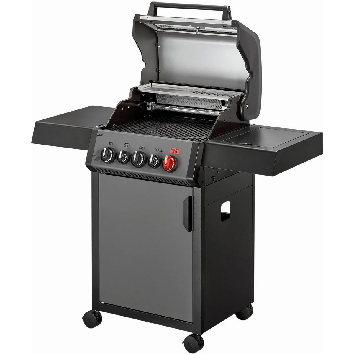 Enders Hyde 3 Sikr Turbo Gasgrill, 800 °C Turbo Zone, Infrarot-Backburner 3