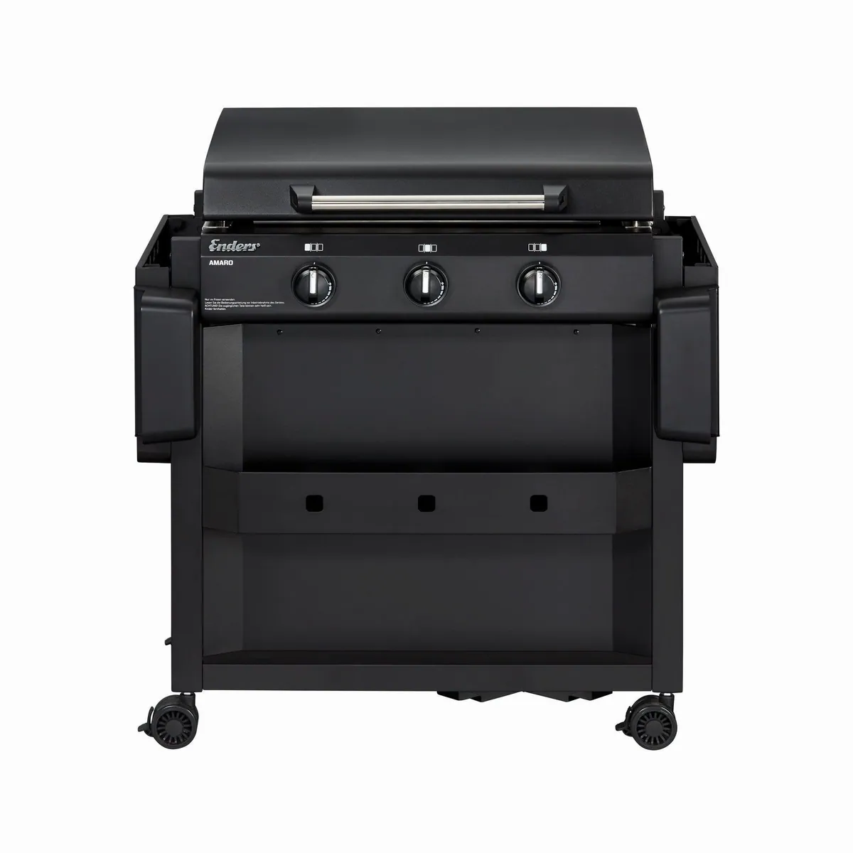 Enders AMARO Gasgrill, große Edelstahl-Plancha, stufenlos regulierbare Brenner 5