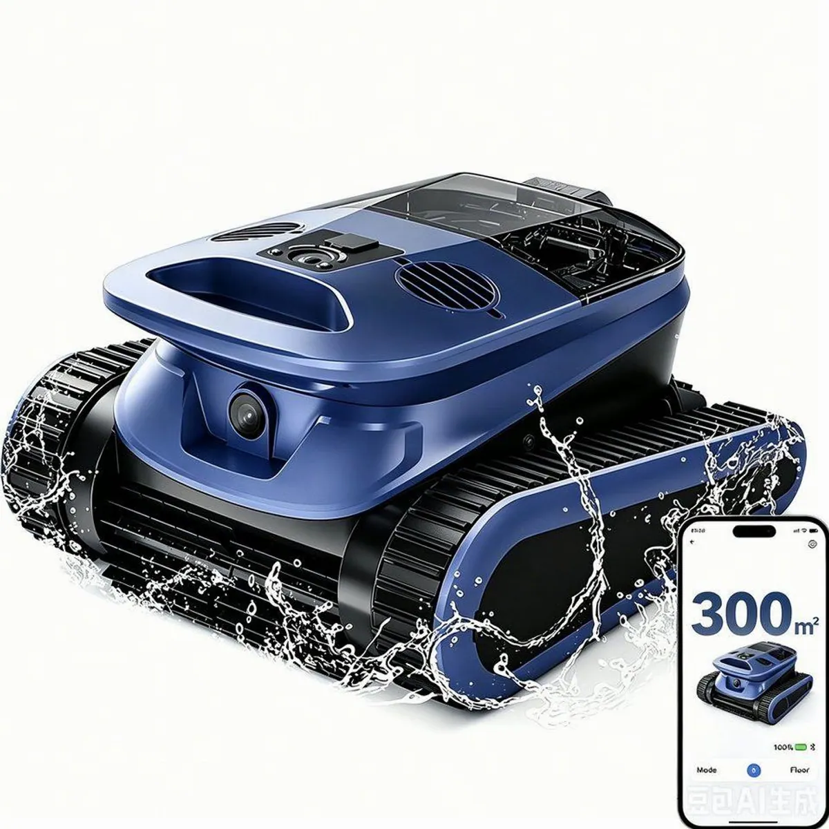 EVERCROSS U9 Poolroboter, intelligente Navigation, kabellos, für bis zu 200 m²