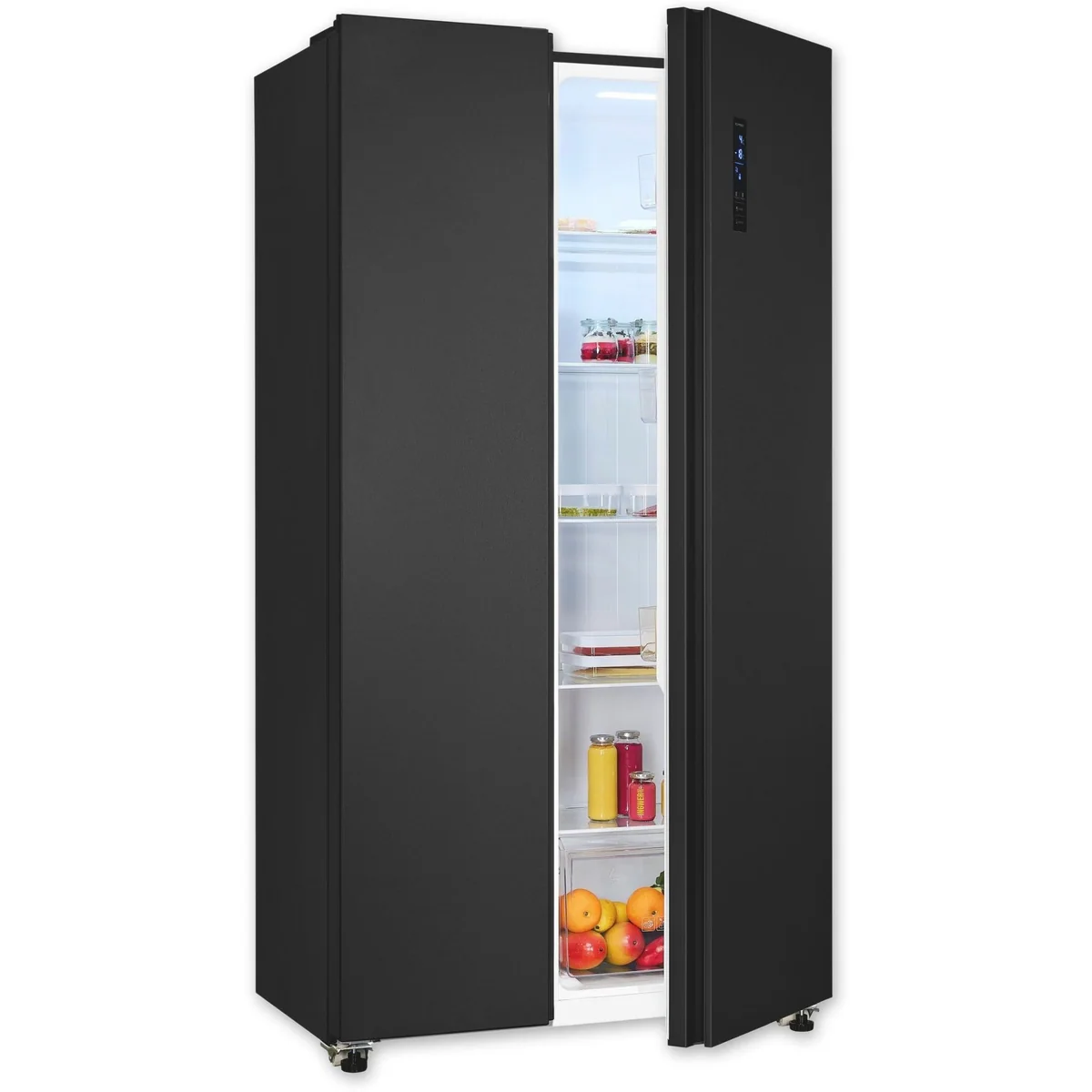 exquisit SBS46-040E inoxlook-az, 177 cm hoch, No Frost-Funktion, hohe Flexibilität 2