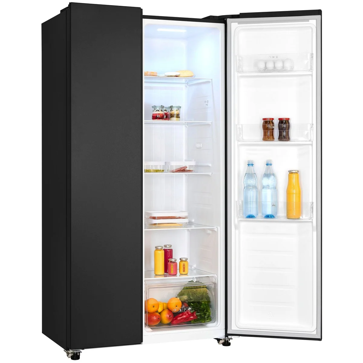 exquisit SBS46-040E inoxlook-az, 177 cm hoch, No Frost-Funktion, hohe Flexibilität 4