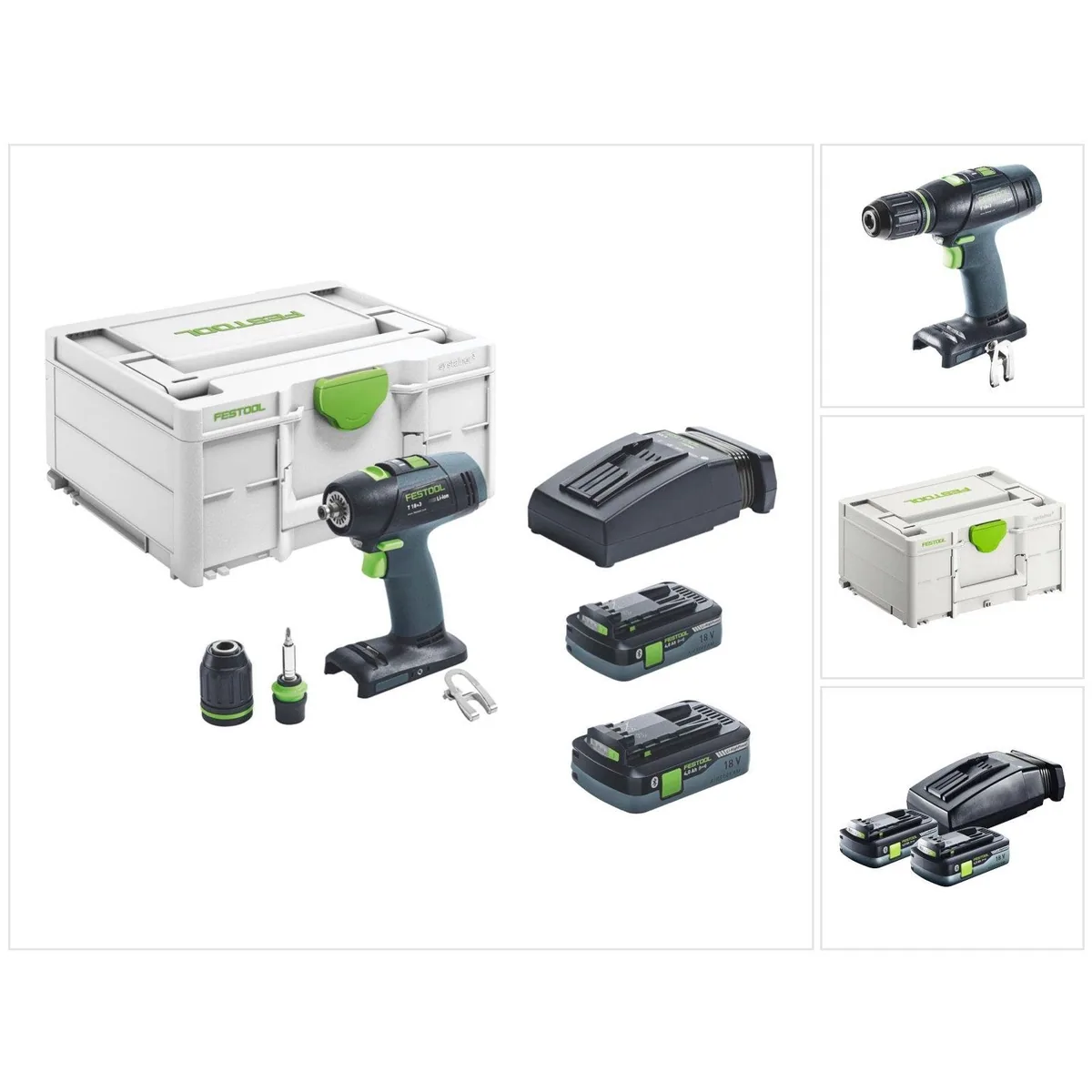 FESTOOL T 18+3 HPC 4,0 I-Plus, bürstenlos, leicht, vielseitig