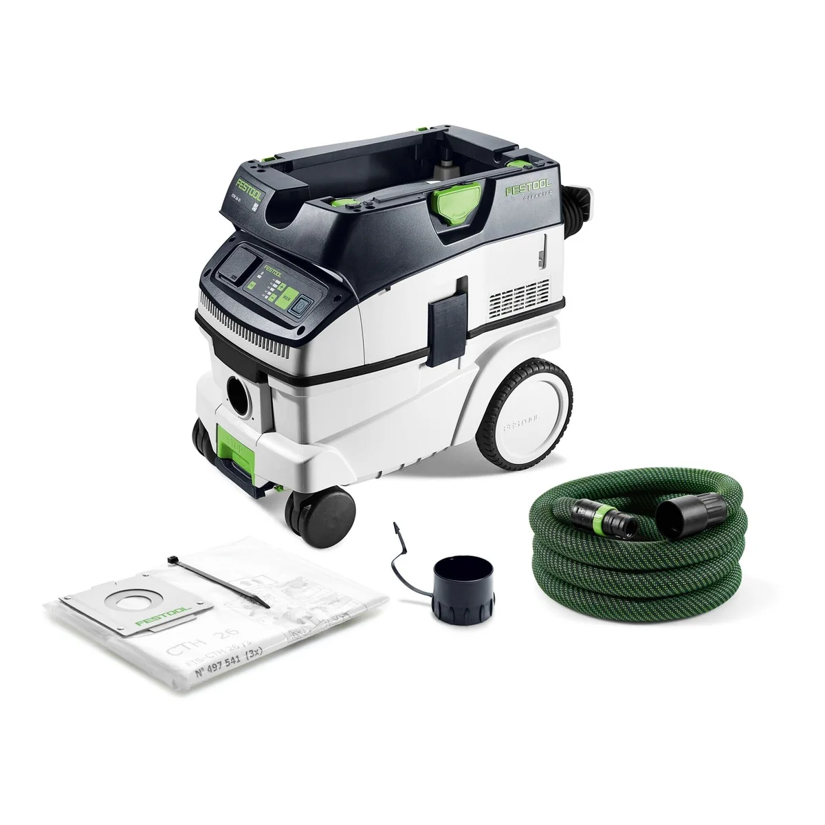 FESTOOL Absaugmobil CLEANTEC CTH 26 EI, hohe Saugleistung, Bluetooth-Technologie, Touch-Bedienung 3