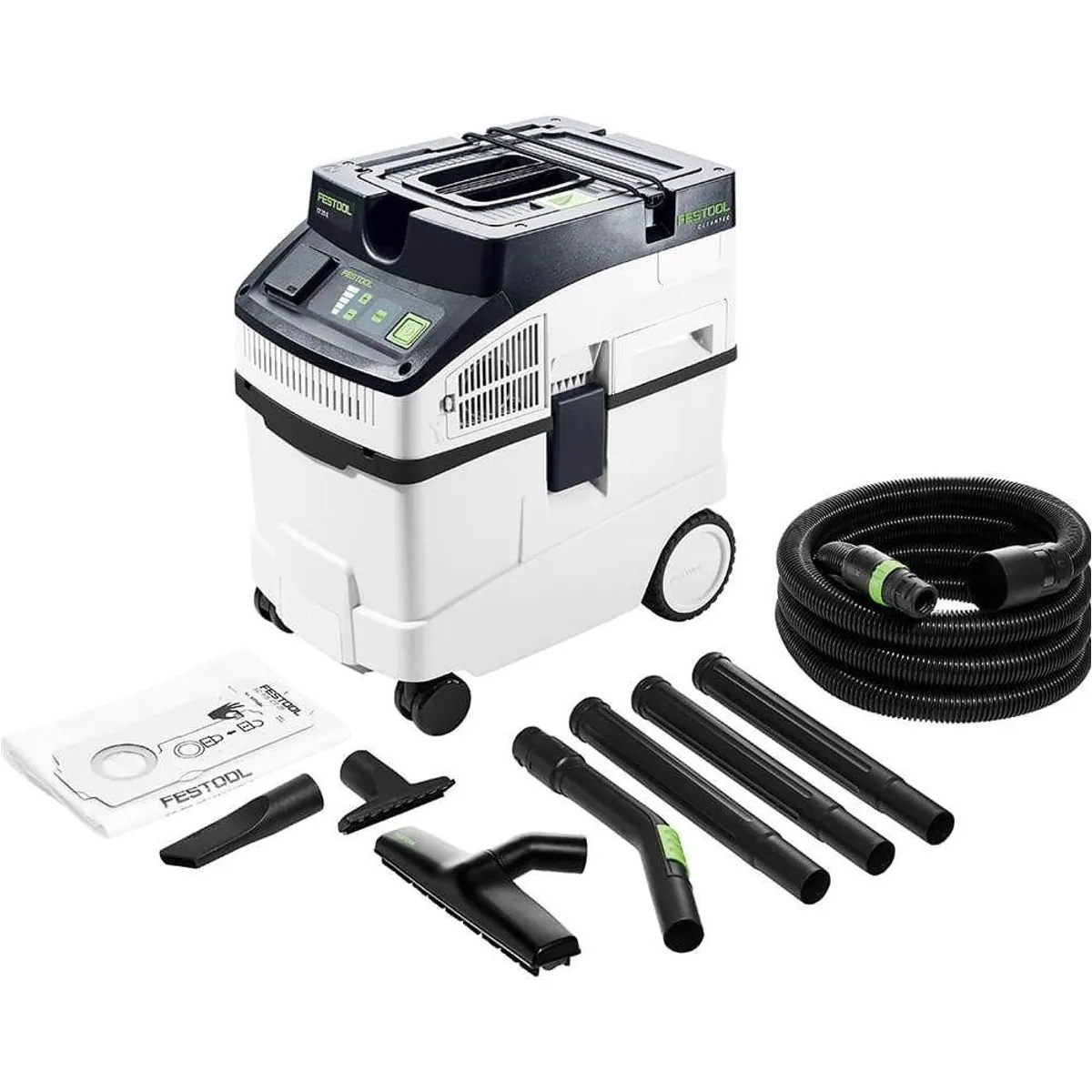 FESTOOL Absaugmobil CT 25-Set, 25 L Behälter, 5-stufige Saugkraftregelung, Antistatik-Funktion