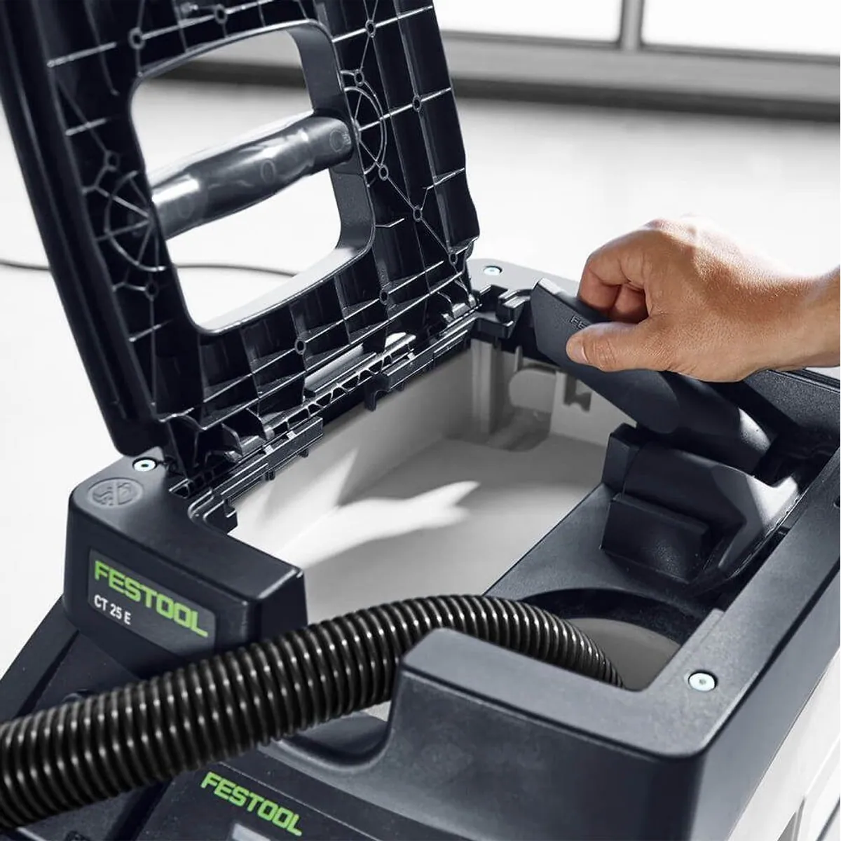 FESTOOL Absaugmobil CT 25-Set, 25 L Behälter, 5-stufige Saugkraftregelung, Antistatik-Funktion 2