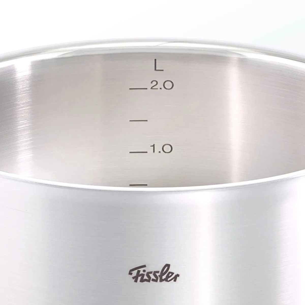 Fissler San Francisco Kochtopf, Edelstahl 18/10, energiesparend, mit Mess-Skala 3