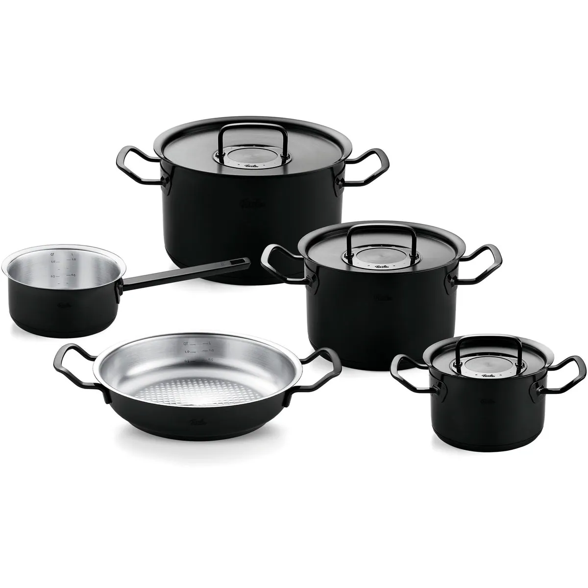 Fissler Original-Profi Collection ShadowLine, 8-tlg. Set, edelstahl, limitierte Edition