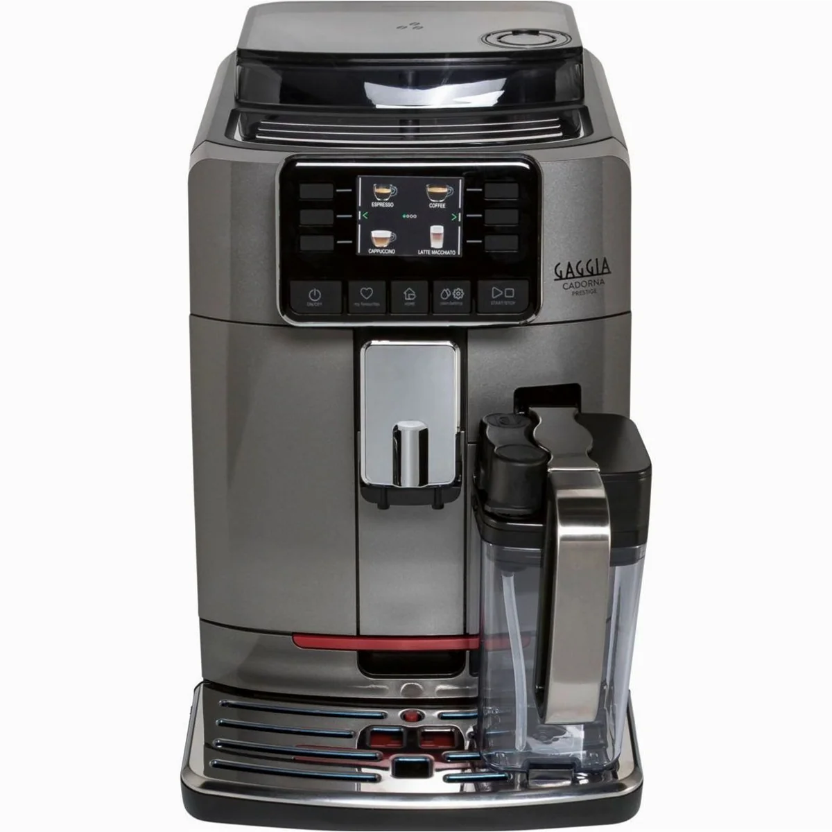 Gaggia Cadorna Prestige Kaffeevollautomat, 15 Getränkevielfalt, integrierte Milchkaraffe
