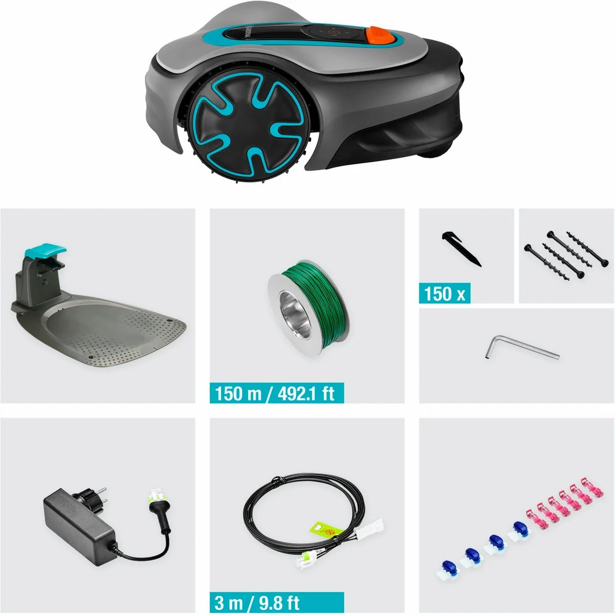 GARDENA Mähroboter SILENO minimo, für Flächen bis 250m², Bluetooth-Steuerung 4