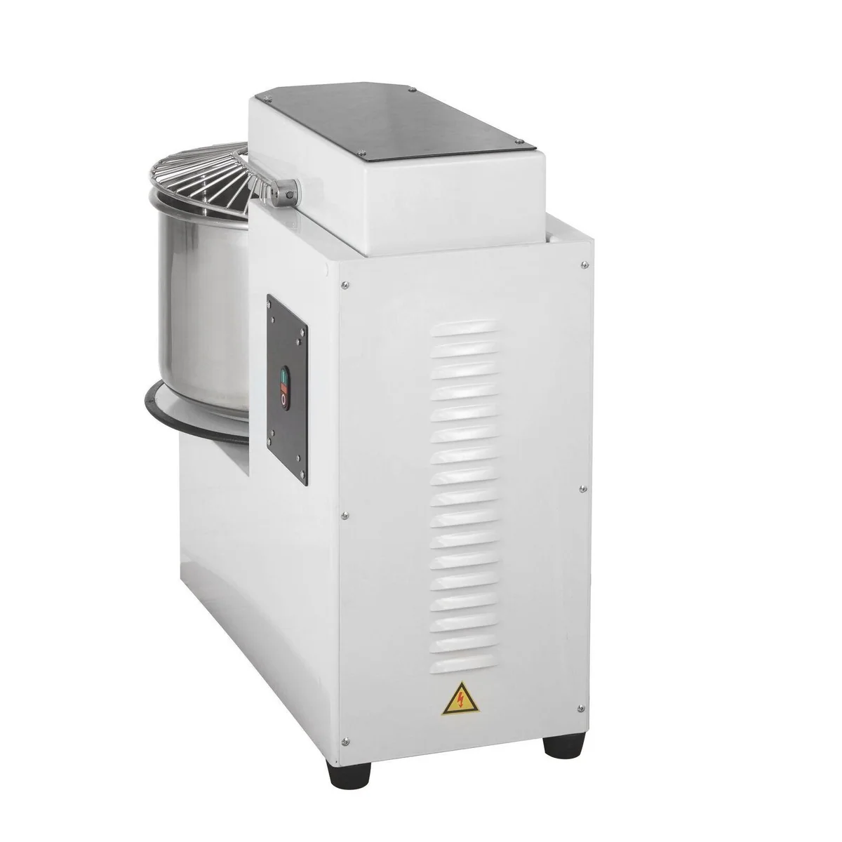 GastroHero Küchenmaschine Spiralteigknetmaschine, 30 l Kessel, Edelstahl, variabler Kopf 2