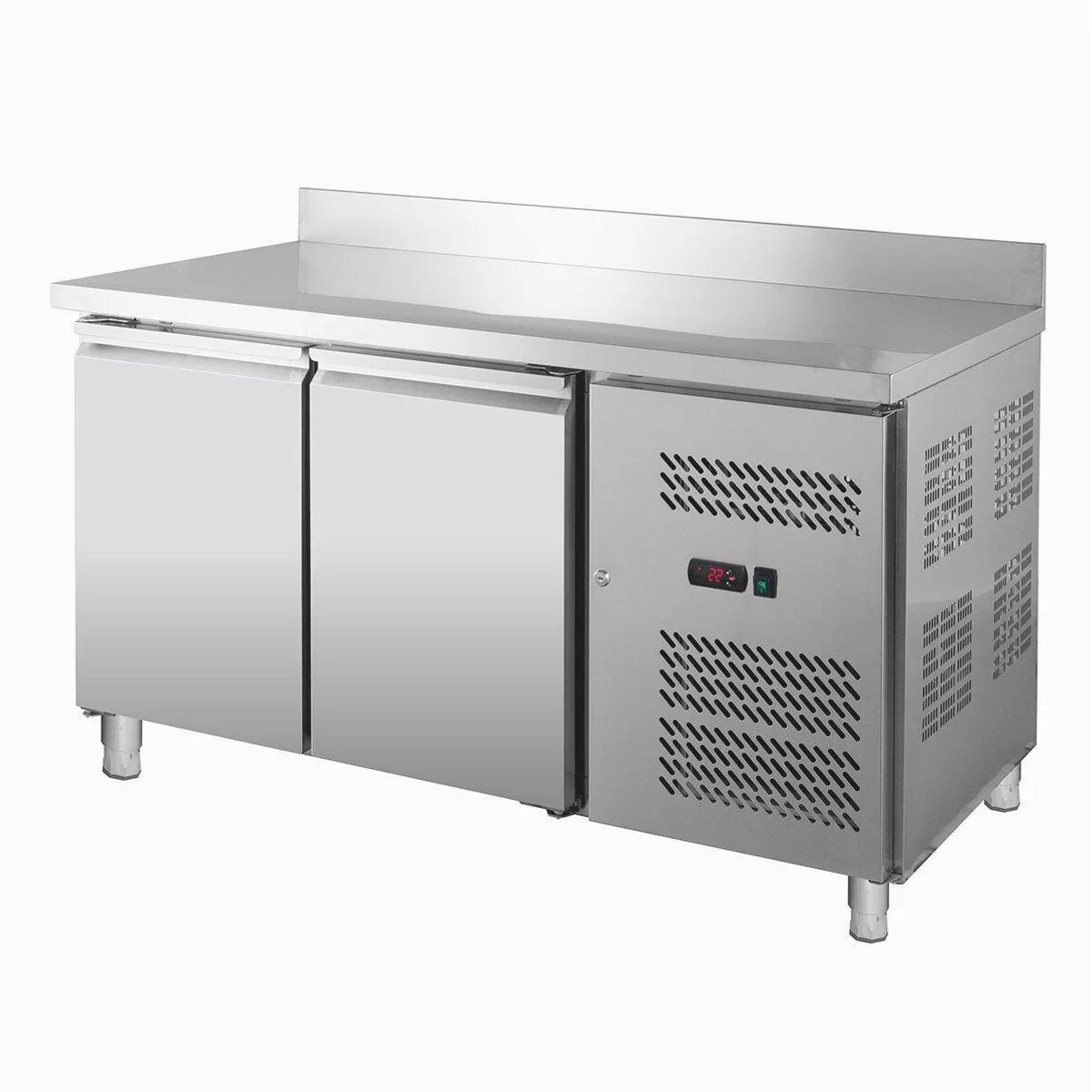GastroHero Gefriertruhe Tiefkühltisch, 2 Türen, -22 °C, Edelstahl — großzügiger Stauraum, gleichmäßige Kühlung, einfache Reinigung 5