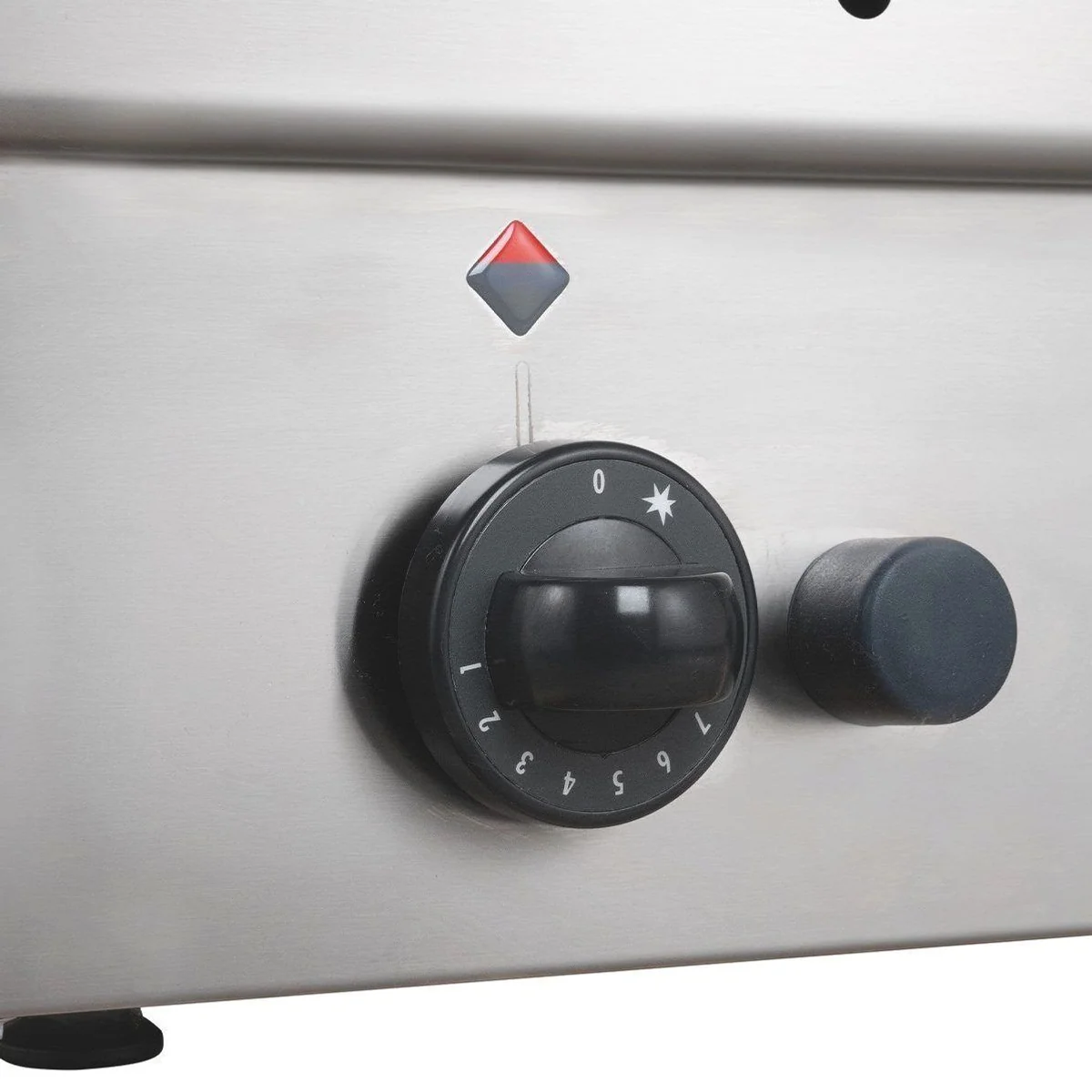 GastroHero Gasgrillplatte 100 cm, 15,3 kW, höhenverstellbare Füße, Fettschublade 4
