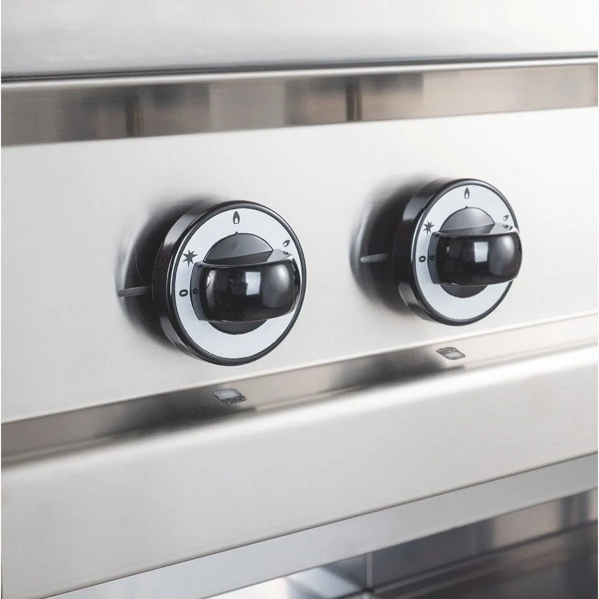 GastroHero Gasherd 700, 6 Brenner, 42 kW, Edelstahl, Gusseisen-Brenner 5