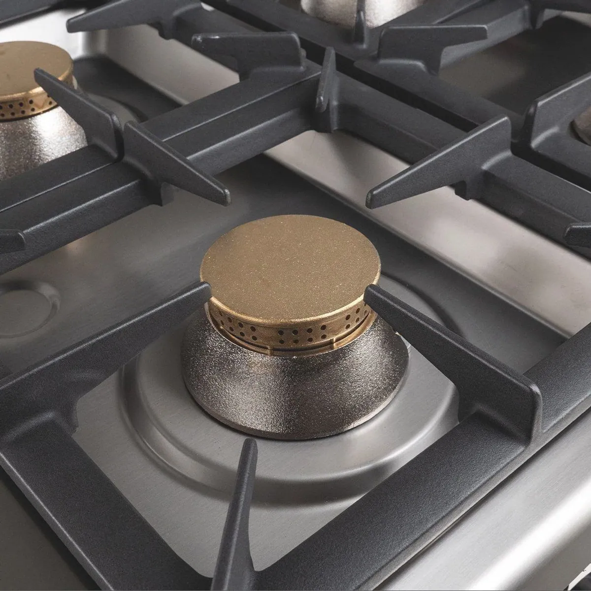 GastroHero Gasherd 6 Brenner mit Backofen, 42 kW Gesamtleistung, Edelstahl 5
