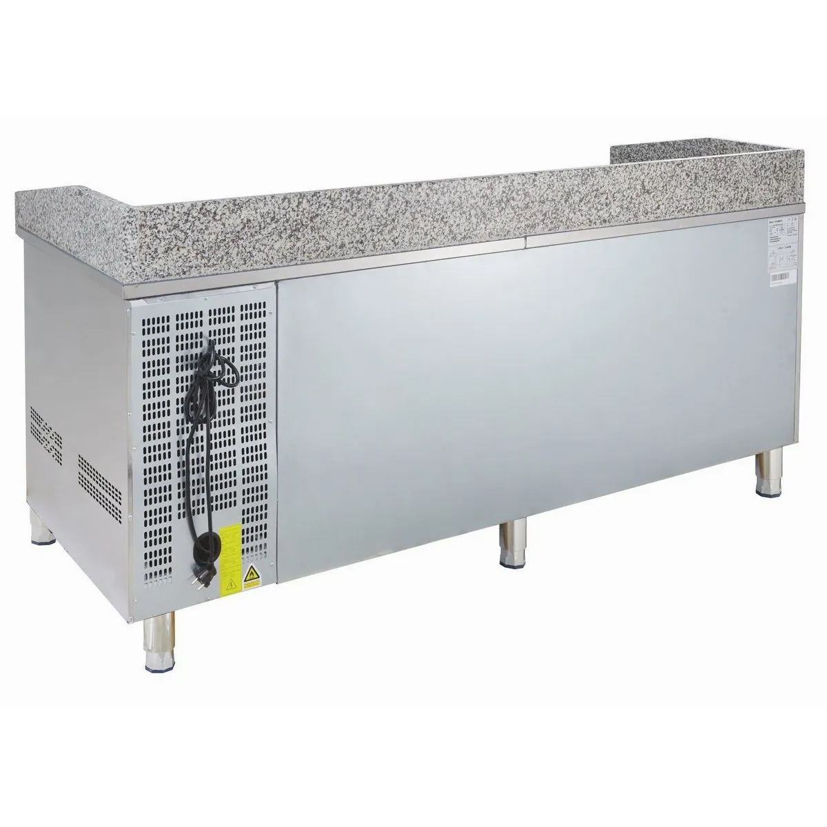 GastroHero Pizzakühltisch ECO, 580 Liter Volumen, digitale Temperaturanzeige, automatische Abtauung 2