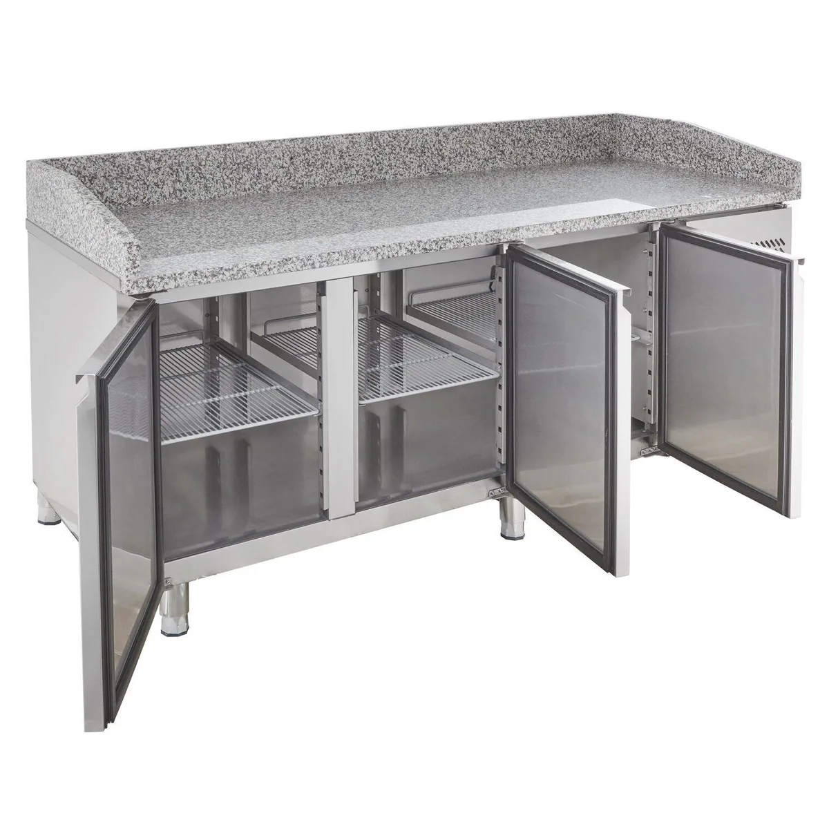 GastroHero Pizzakühltisch ECO, 580 Liter Volumen, digitale Temperaturanzeige, automatische Abtauung 4