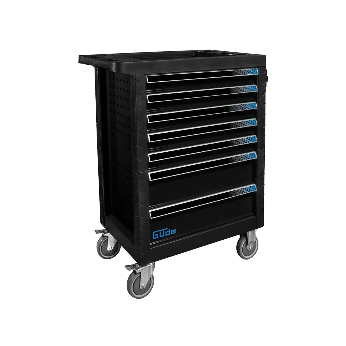 Güde Werkstattwagen GW7 Black Line, 226-tlg. Werkzeugset, max. Traglast 400 kg