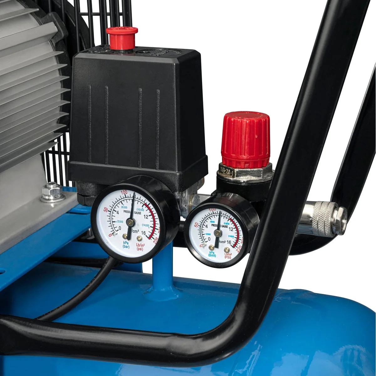 Güde Kompressor 551/10/100, 550 W, 10 bar max., 100 l Druckkessel 4
