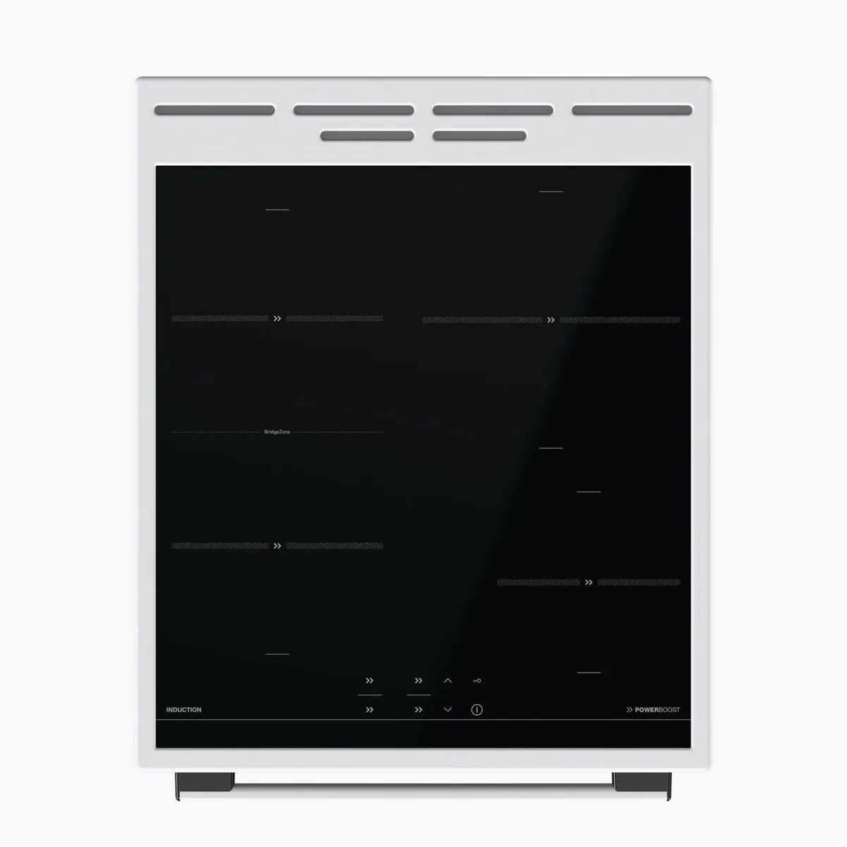GORENJE Induktions-Standherd, Teleskopauszug, Aqua Clean 4