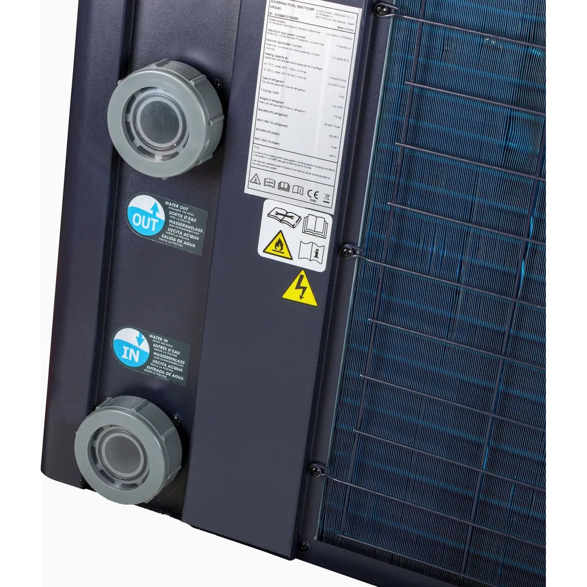 Gre HPGIC30 Pool-Wärmepumpe, Full Inverter, für Pools bis 30 m³ 4