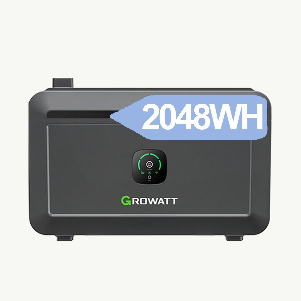 Growatt NOAH 2000 Balkonspeicher, 2048Wh Kapazität, IP66 Schutz, Smart App Control 2