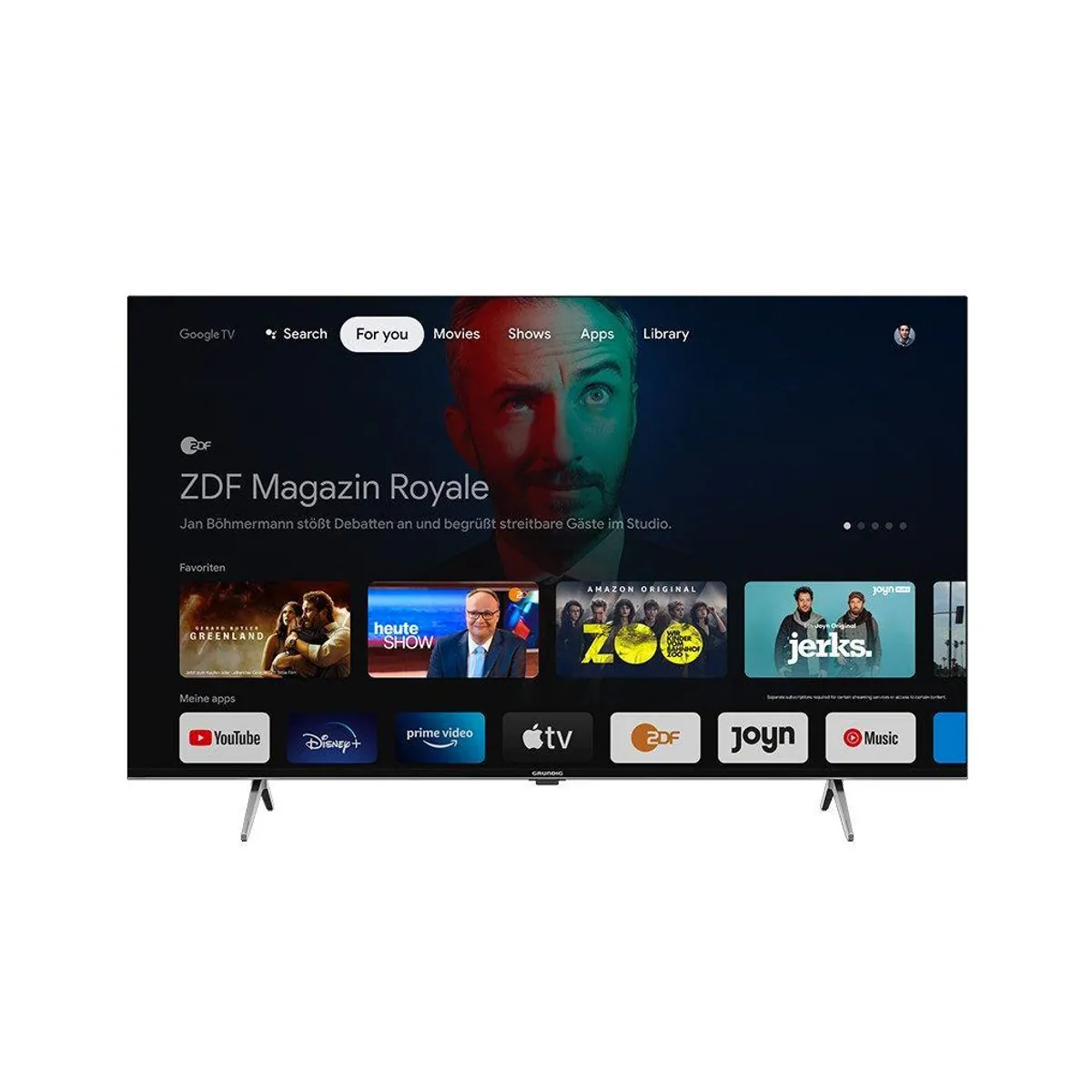 Grundig 55 GUB 7340 LED-Fernseher, 4K Ultra HD, Google TV, Dolby Vision