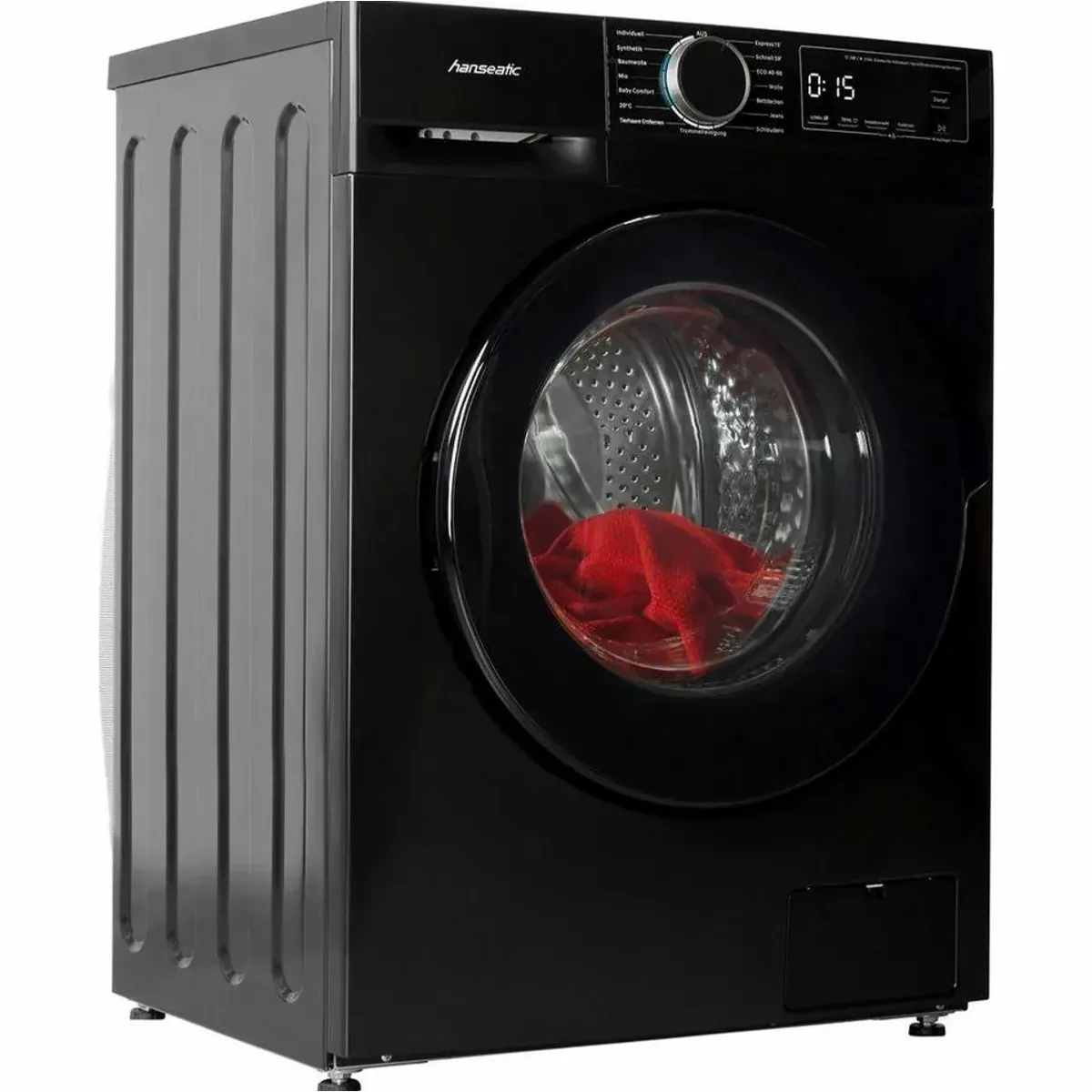 Hanseatic HWMA714ABI Waschmaschine, Energieeffizienz A, 7 kg Fassungsvermögen, Schaumsensor