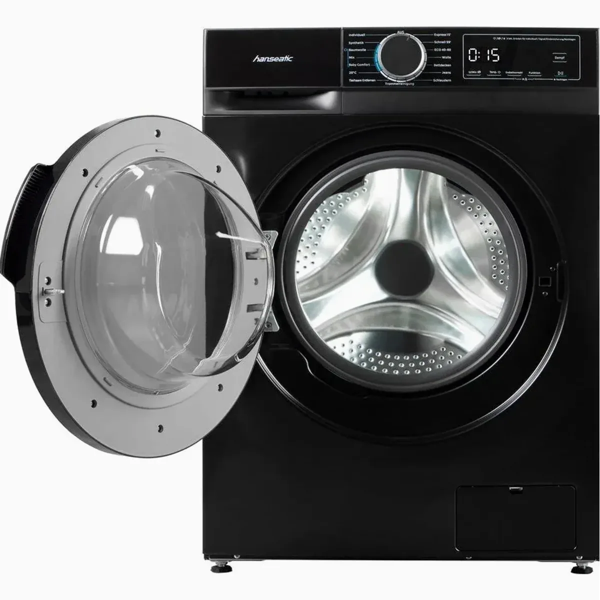 Hanseatic HWMA714ABI Waschmaschine, Energieeffizienz A, 7 kg Fassungsvermögen, Schaumsensor 2