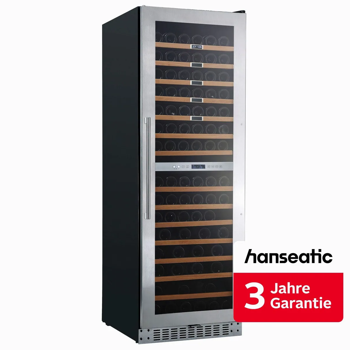 Hanseatic Weinkühlschrank HWC171FCIA, für 171 Flaschen, energieeffizient und geräuscharm