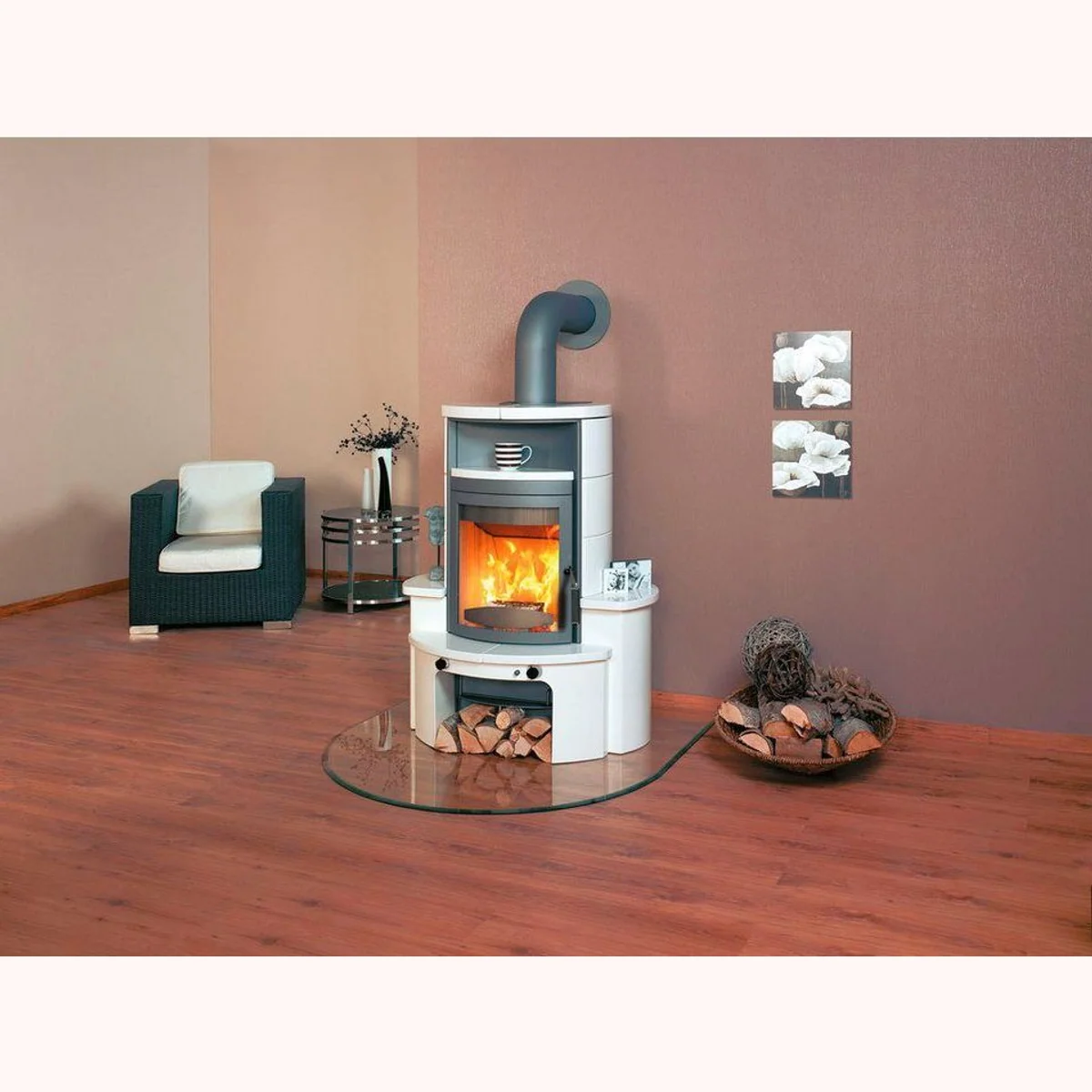 HARK Avenso GT ECOplus Kaminofen, 6 kW, effiziente Heizleistung, modernes Design 2