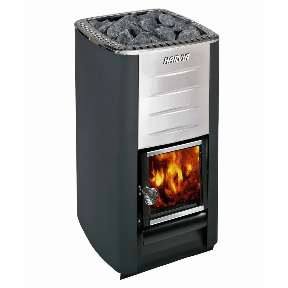 HARVIA M3 Holz-Saunaofen, 16,5 kW, manuelle Steuerung, gleichmäßige Wärmeverteilung