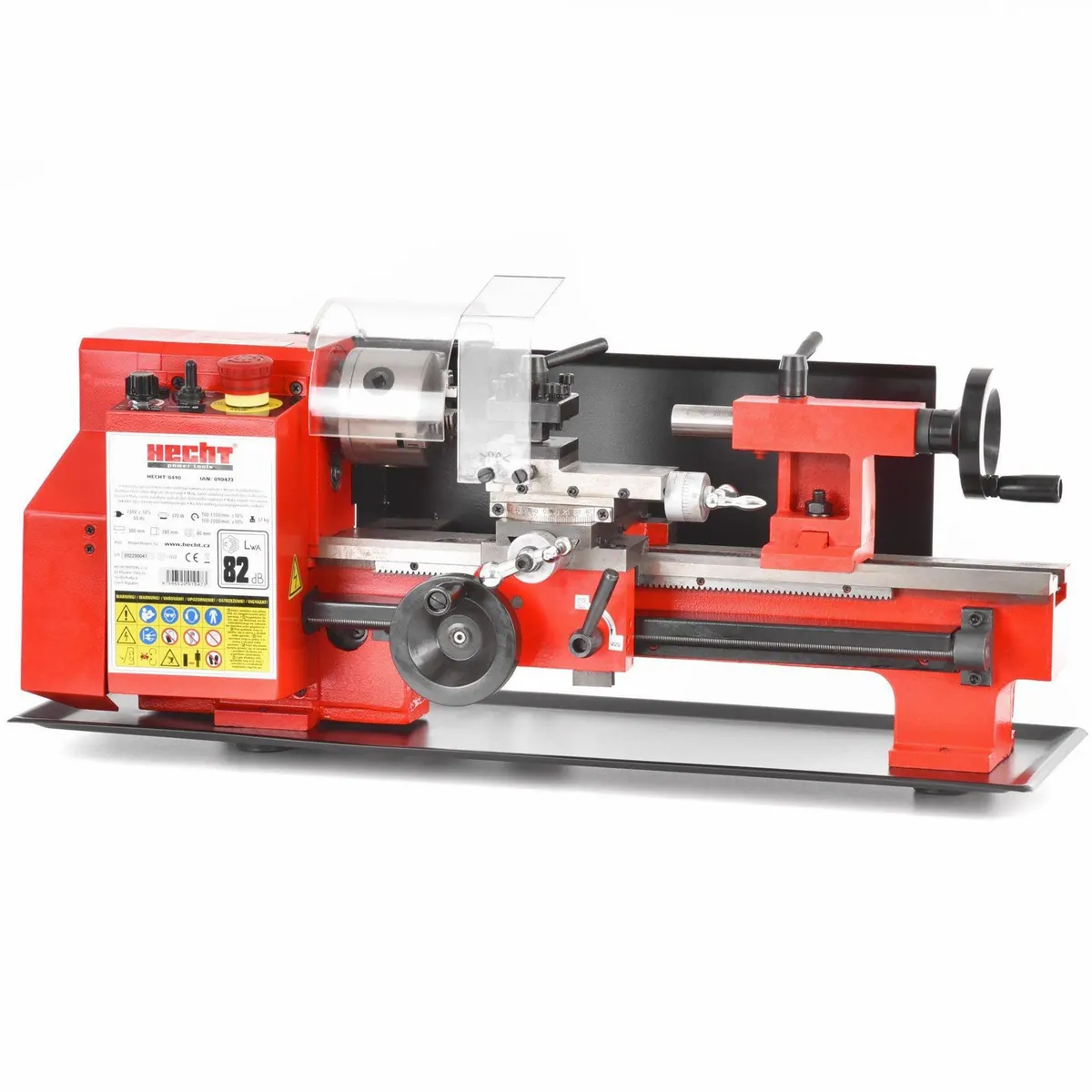 Hecht 8410 Mini-Drehbank, präzise Verarbeitung, kompakte Bauweise, leistungsstarker Motor