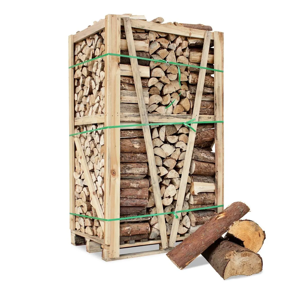 HEIZFUXX Kaminholz, 750 kg, luftgetrockneter Weichholz-Mix