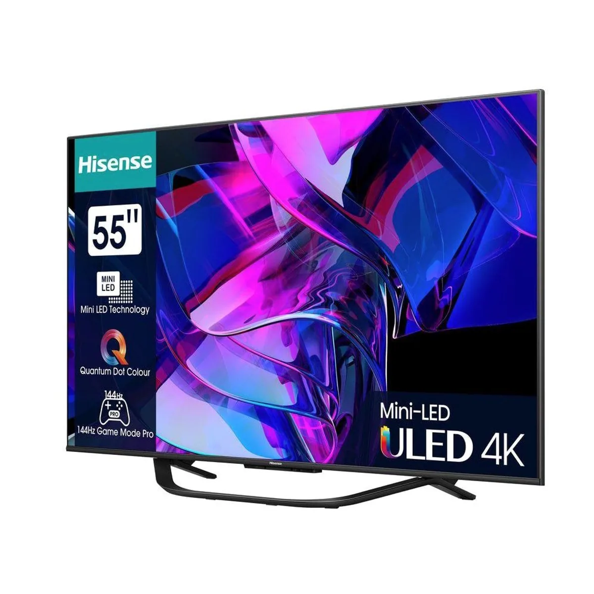 Hisense 55U7KQ Mini-LED-Fernseher, 4K Ultra HD, brillantes Bild, schlankes Design 3