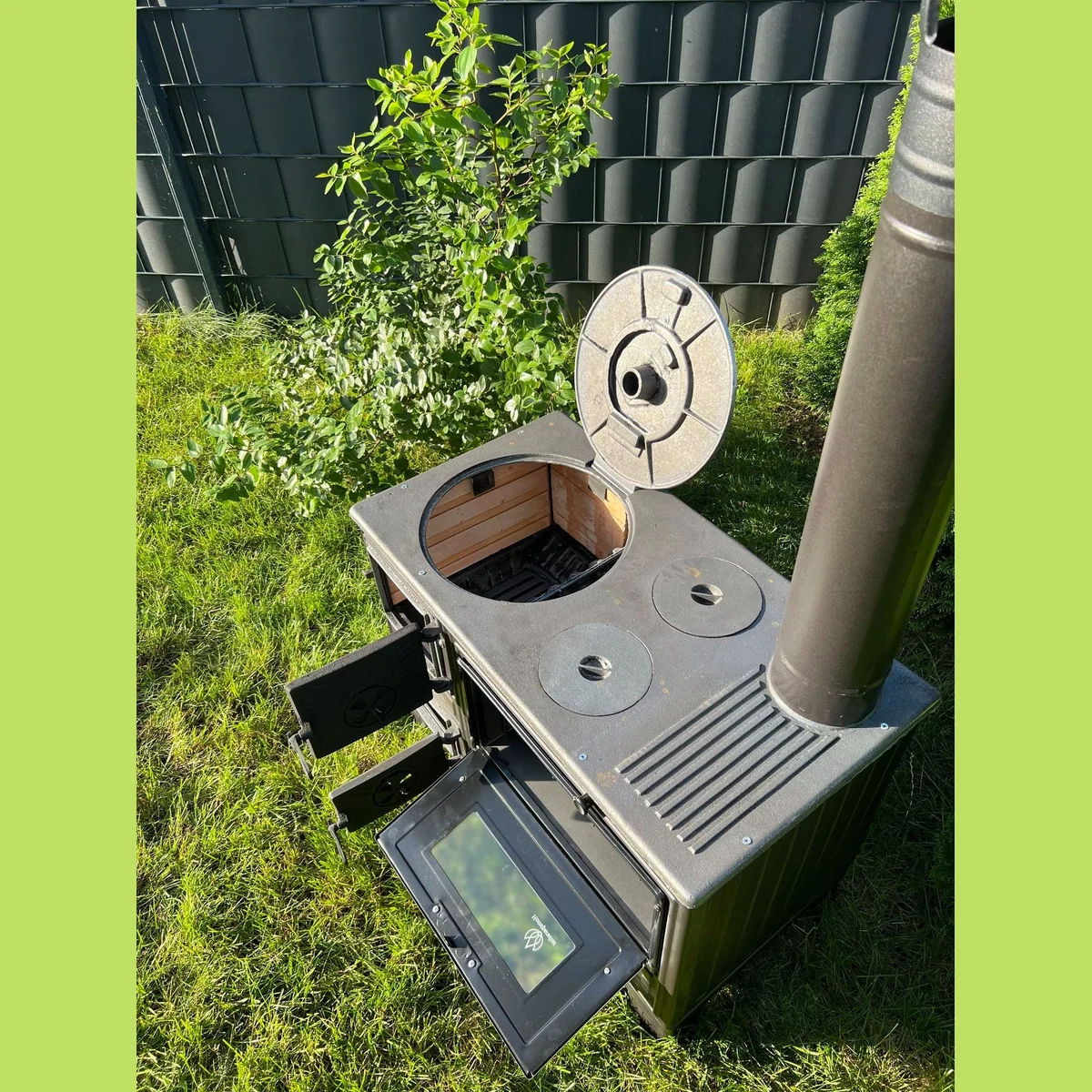 HomeParadise Gartenofen, vielseitig nutzbar, robuste Bauweise, effiziente Wärme 3