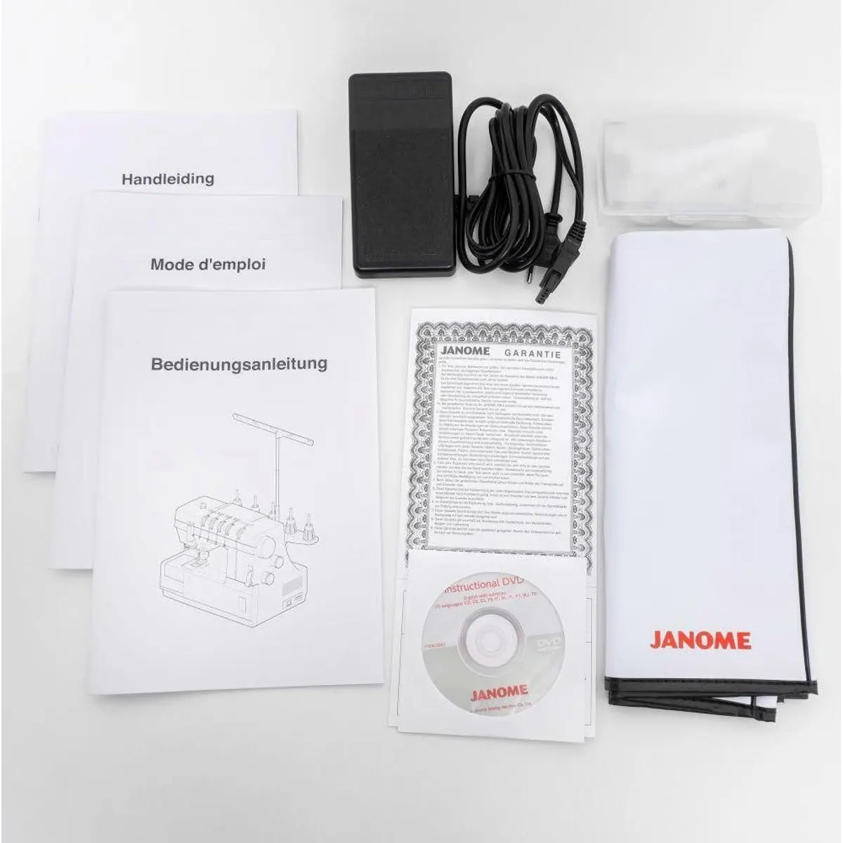 Janome CoverPro 3000P, 3-fach Coverstich, LED-Beleuchtung, großer Stoffdurchlass 5