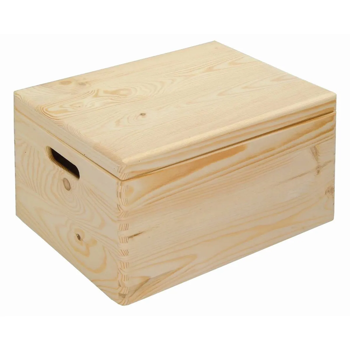 Kesper Aufbewahrungsbox, robust mit Deckel, Tragegriffe, Stapelleiste