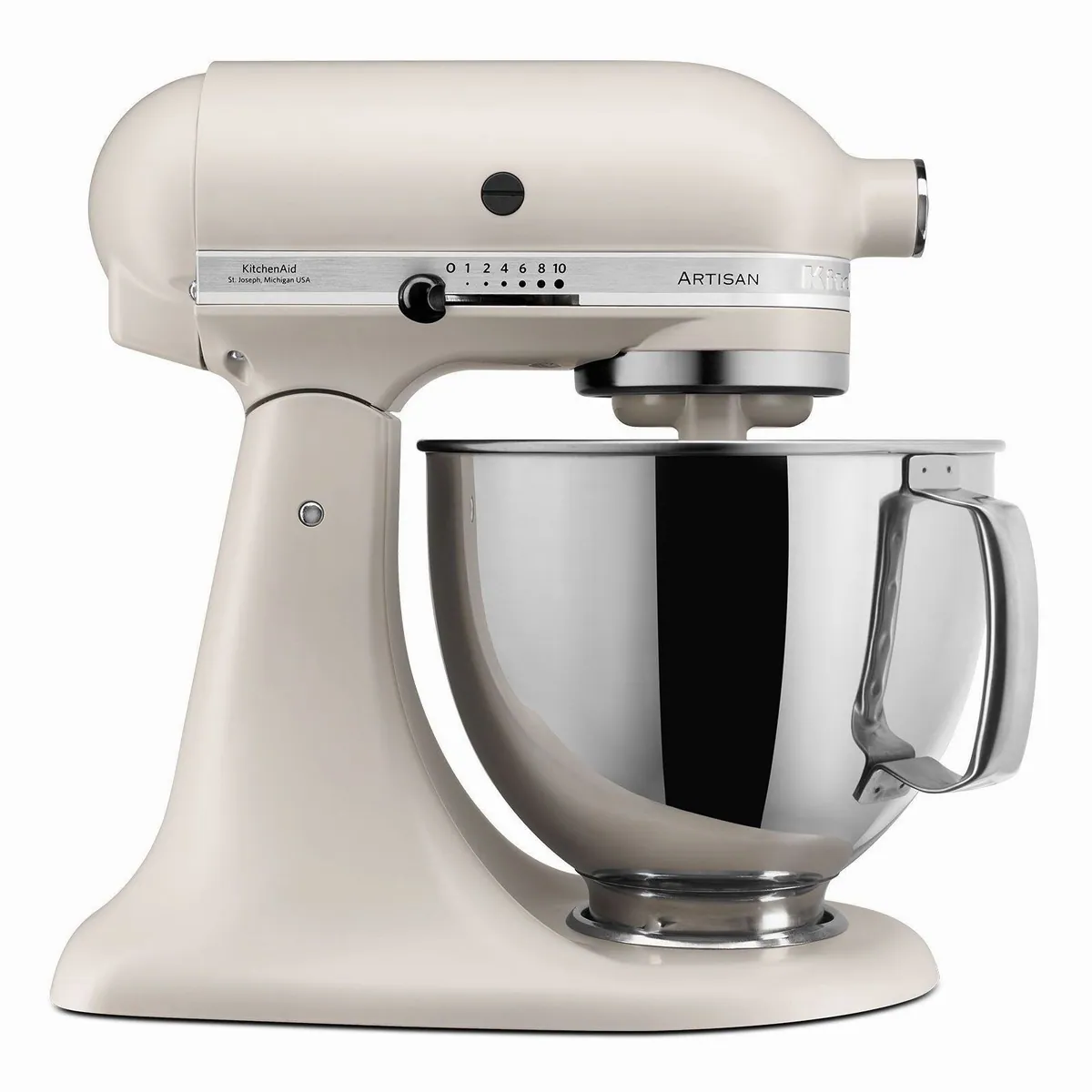 KitchenAid 5KSM125EMH Küchenmaschine, 300 W, 4.8 l Schüssel — langlebig, vielseitig, leicht zu reinigen