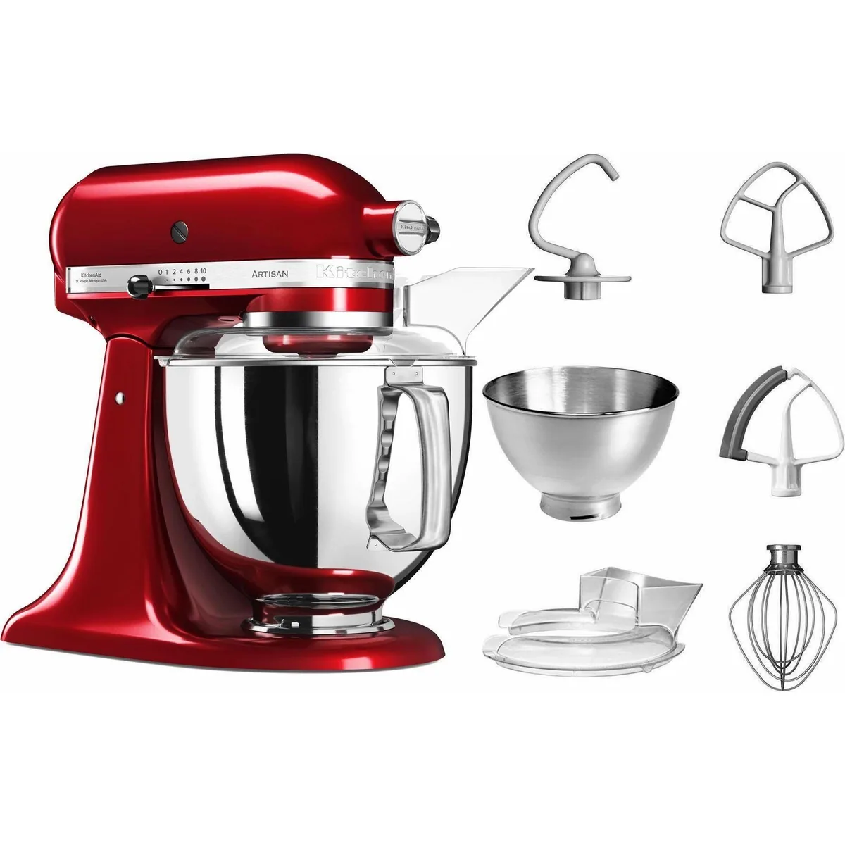 KitchenAid Artisan 5KSM175PSECA, kippbarer Motorkopf, robust & vielseitig