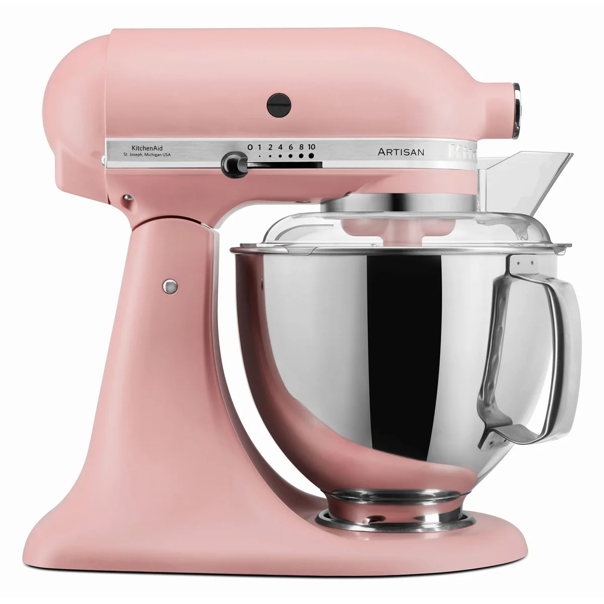 KitchenAid 5KSM175PSEDR Küchenmaschine, 300 W, 4,8 l Schüssel, kippbarer Motorkopf 2